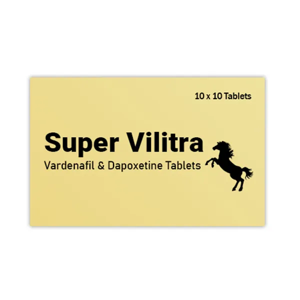 Super Vilitra - Vardenafil/Dapoxetine Tablet 