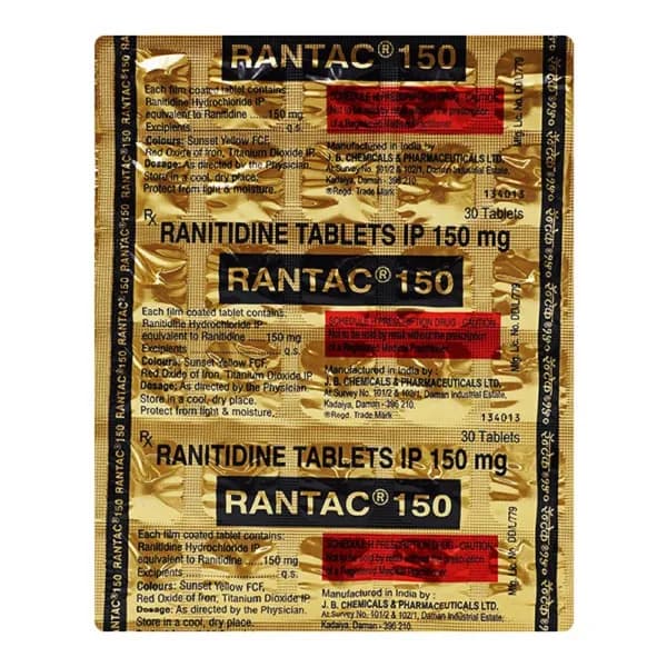 Rantac 150Mg – Ranitidine Tablet