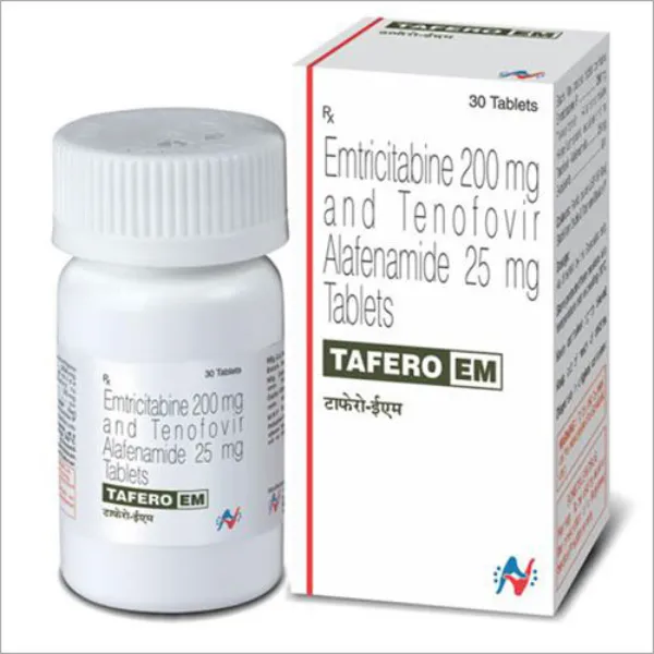 TAFERO EM 200 MG/25 MG – EMTRICITABINE/TENOFOVIR ALAFENAMIDE