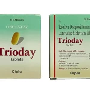 TRIODAY 300 MG/300 MG/600 MG – LAMIVUDINE/TENOFOVIR/EFAVIRENZ