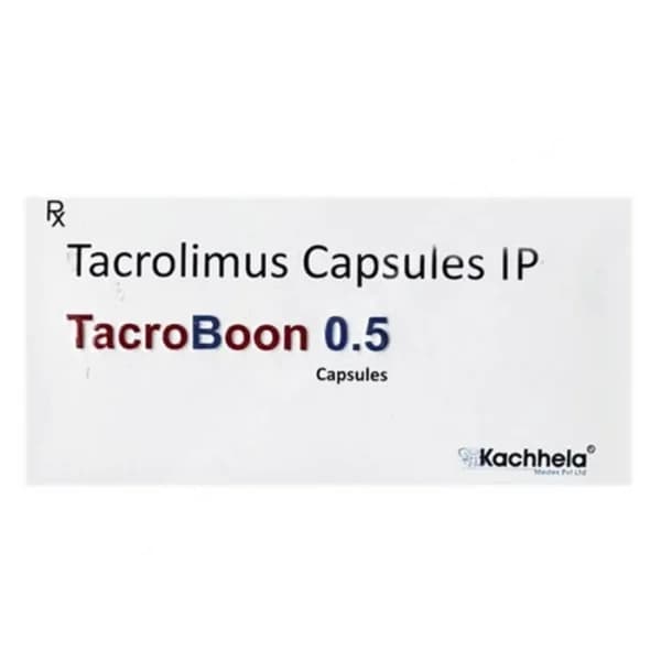 TacroBoon 0.5 – Tacrolimus 0.5mg