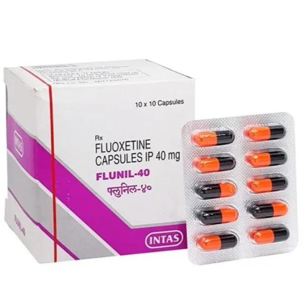 Flunil 40mg Capsule - Fluoxetine Capsule 