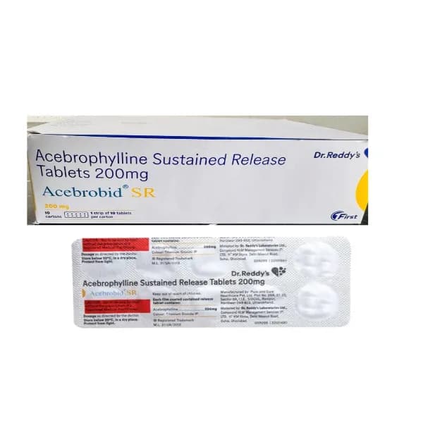 Acebrobid 200mg - Acebrophylline Tablets