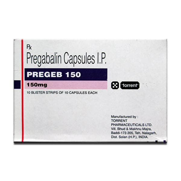 Pregeb 150mg - Pregabalin Capsules