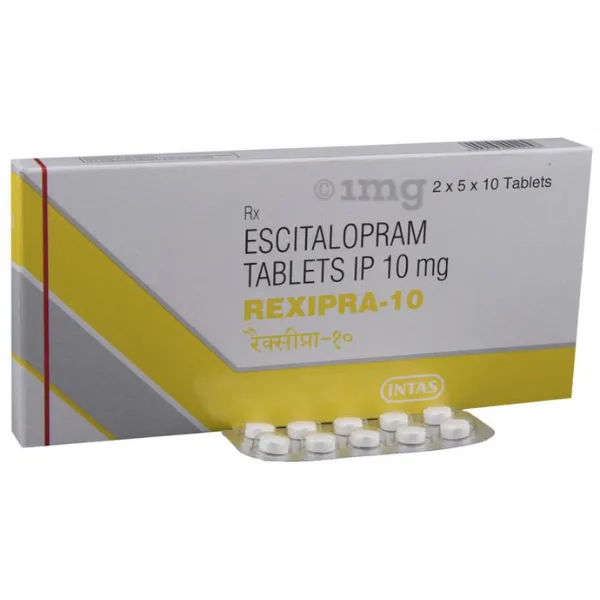 Rexipra 10mg - Escitalopram Oxalate