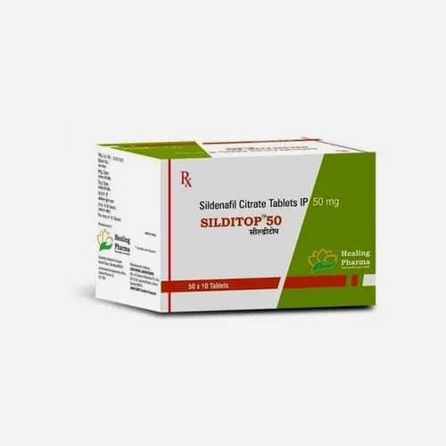 Silditop 50 - Sildenafil Citrate 50mg