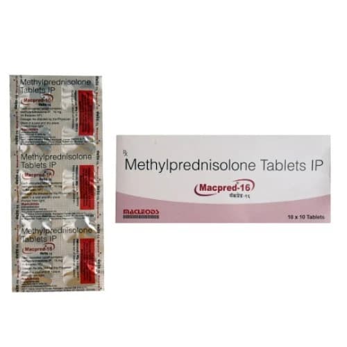 Methylprednisolone 16mg – Macpred 16mg Tablet