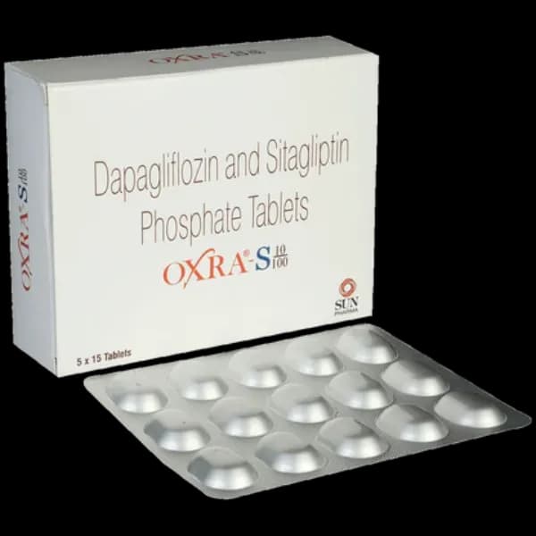 Oxra S – Dapagliflozin 10mg + Sitagliptin 100mg
