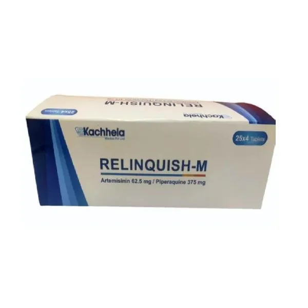 Relinquish M Tablet - Artemisinin 62.5/Piperaquine 375mg