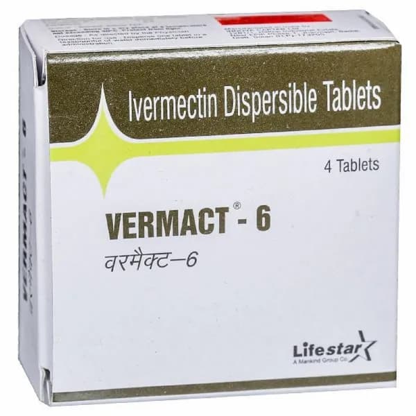 Vermact 6 Mg – Ivermectin 6 Tablet