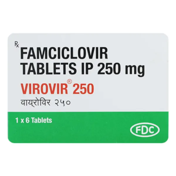Virovir 250 Mg – Famciclovir Tablet