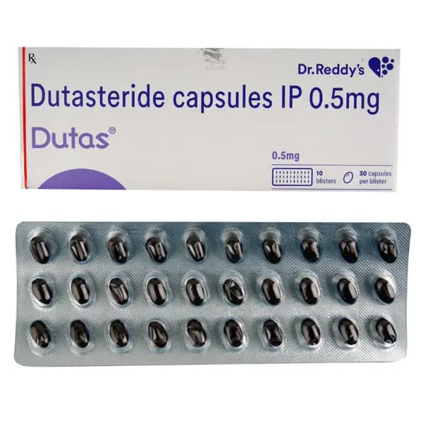 Dutas 0.5mg Softgel Capsule - Dutasteride 0.5mg