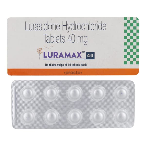 Luramax 40mg - Lurasidone 40mg Tablet