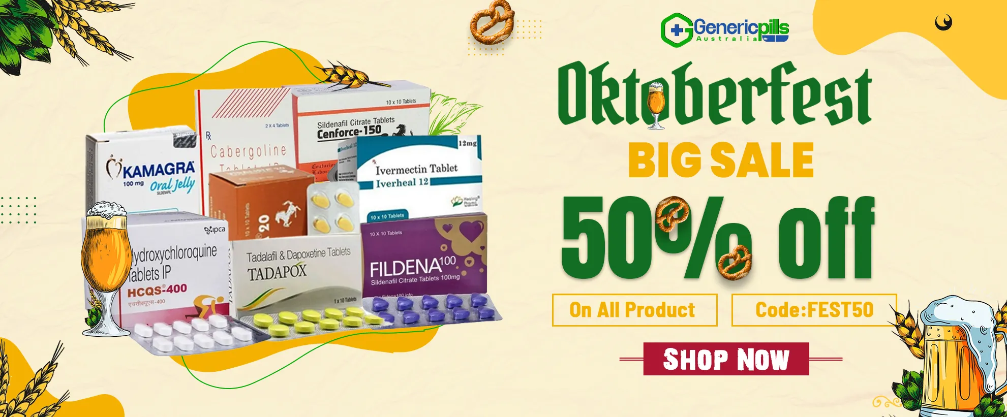 Oktoberfest Sale 2024 – Huge Benefits on Generic Pills Australia