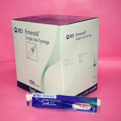 BD Emerald 5ml Syringe with Needle