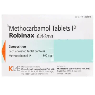 Methocarbamol Tablet - Robinax 500mg